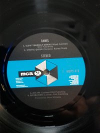 CAMEL  -  Blue-black hexagonal MCA label 1st. press!!!! !!!! 