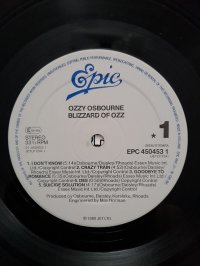 OZZY OSBOURNE    reissue  