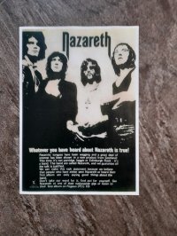 NAZARETH *  1 PRESS!!!!!    