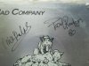 BAD COMPANY * 2 autograph PAUL RODGERS & MICK RALPHS!!!! * Memorabilia