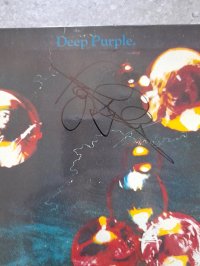 misprint DEEP PURPLE  2 AUTOGRAPH  ROGER GLOVER + 
