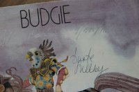 BUDGIE  *    2 autograph  RAY PHILIPS + DUXTE NILLEY!!!!! Memorabilia