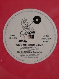 BUCKINGHAM PALACE (pink vinyl) 12" 45 RPM