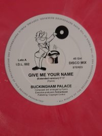 BUCKINGHAM PALACE (pink vinyl) 12" 45 RPM