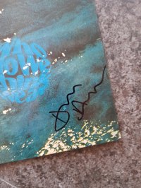 misprint DEEP PURPLE  2 AUTOGRAPH  ROGER GLOVER + 