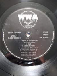 BLACK SABBATH * 1 press!!!!!!!!!